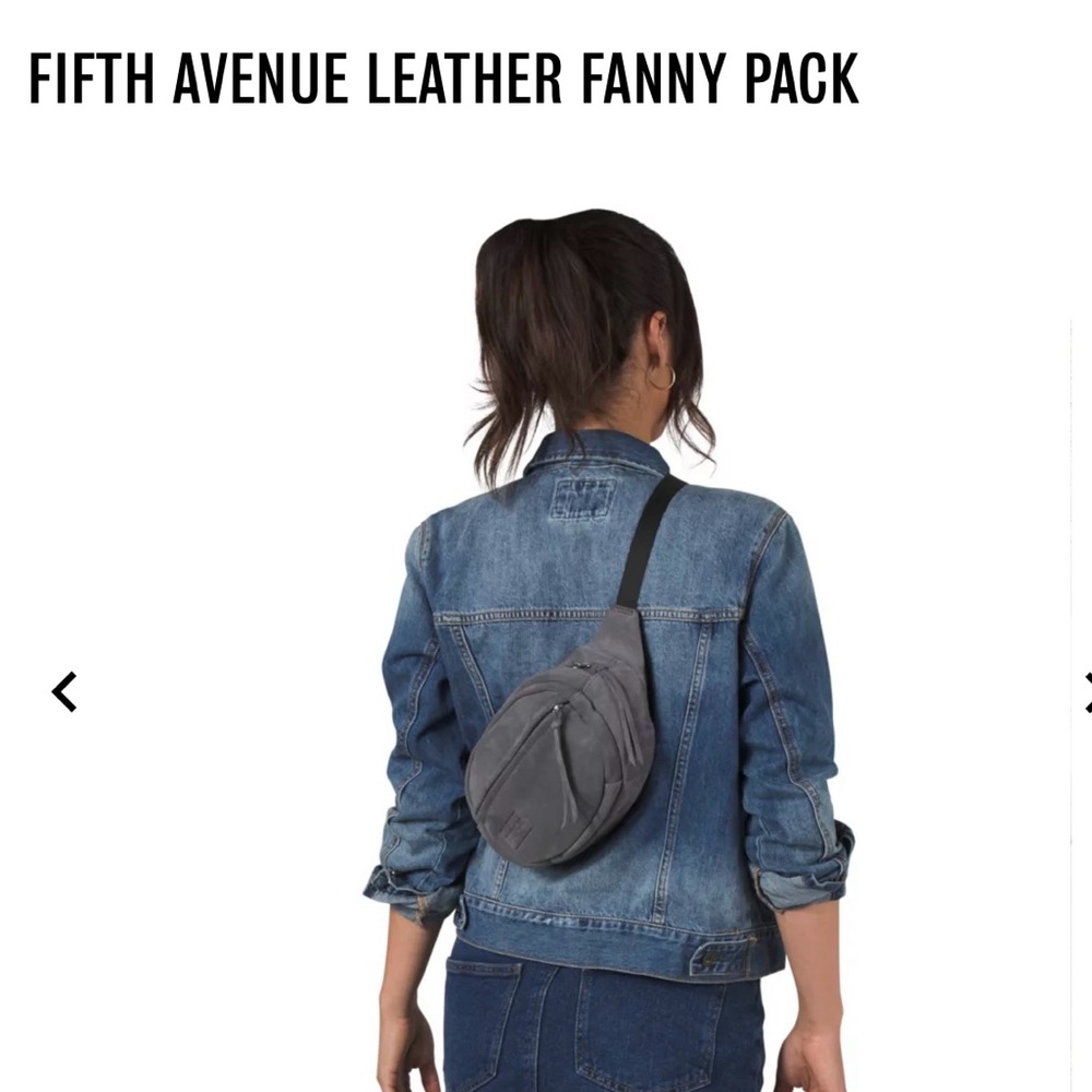 Jansport suede fanny pack